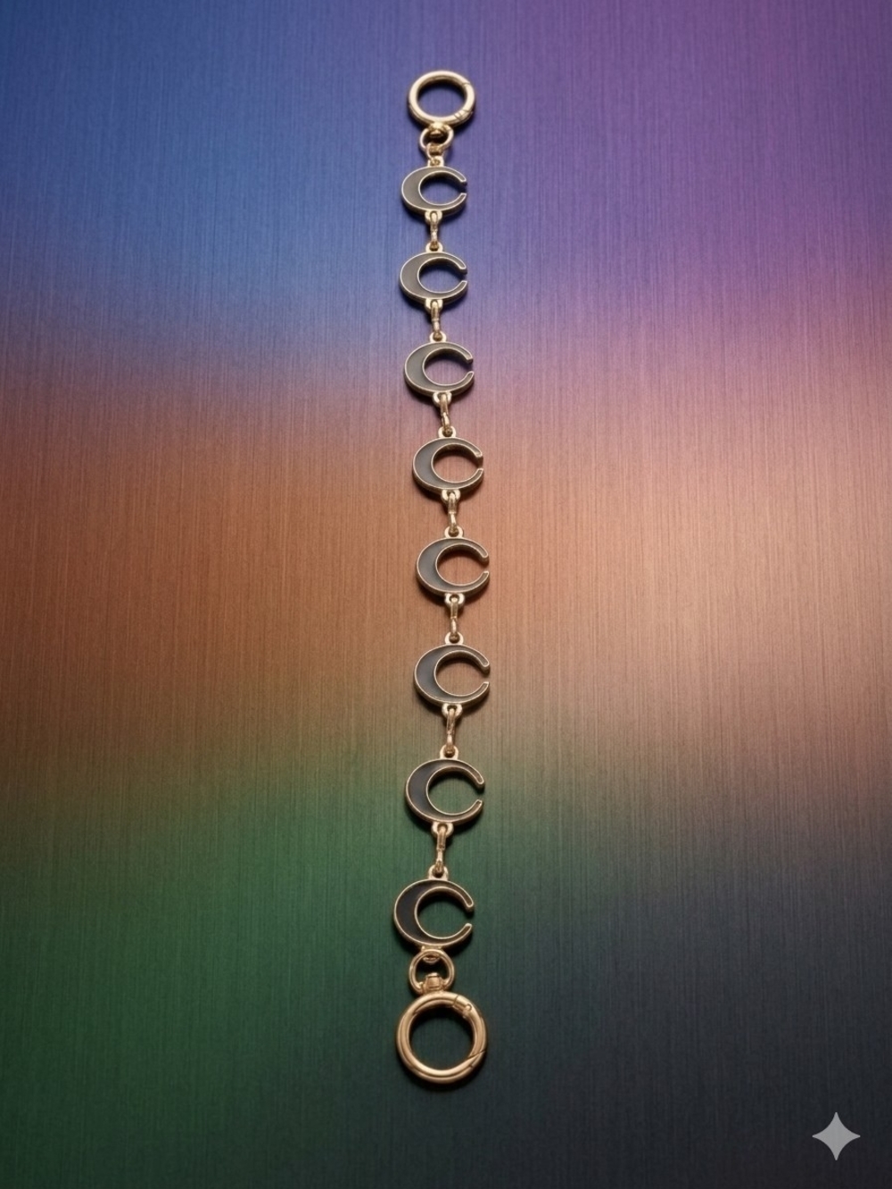 Gold 'C' Link Bracelet - Statement Chain